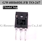 (5pcs) GW40H60DLFB TO-247 IGBT transistor N channel Very Fast PowerMESH IGBT GW40H60 40H60D TO247