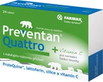 PREVENTAN FARMAX Quattro + vitamín C 24 tabliet