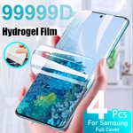 4 Pcs Hydrogel Film for Samsung Galaxy M32 Screen Protector Full Coverage For Galaxy M51 M31 M31S M12 M11 M30S M21 M32 TPU Film