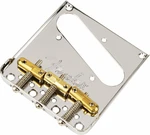 Fender 3-Saddle Top-Load/String-Through Tele Bridge Cromo Repuesto para guitarra