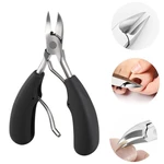 1pc Beauty Sharp Curved Paronychia Remover Nail Scissors Manicure Toes Dead Skin Pliers Trimming Nail Clipper Nipper