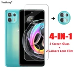 4 in 1 Glass For Motorola Edge 20 Lite Screen Protector For Motorola Moto Edge 20 Lite Tempered Glass Protective Phone Lens Film