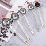 2/10/15/20/30ml Measuring Spoons Stainless Steel Coffee Powder Spice Measure Scoop Kitchen Baking Tools Multipurpose Mearure