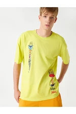 Koton Drawing Printed Oversized T-Shirt