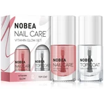 NOBEA Nail Care Vitamin Glow Nail Polish sada lakov na nechty Vitamin glow set