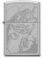 Zippo benzínový zapaľovač fishing design