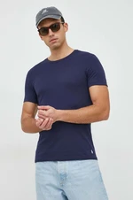 Bavlněné tričko Polo Ralph Lauren 3-pack tmavomodrá barva, 714830304