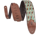 Levys M4WP-004 Gitarrengurt Arrowhead Turquoise