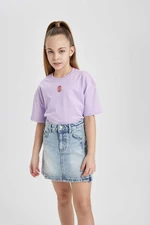 DEFACTO Girl Relax Fit Short Sleeve T-Shirt