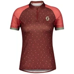 Dámský cyklistický dres Scott  Endurance 30 S/Sl Dark Purple/Blush Pink