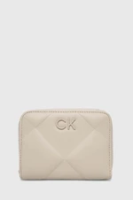 Peňaženka Calvin Klein dámska, béžová farba, K60K611783