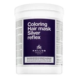 Kallos Silver Reflex Hair Mask neutralizujúca maska pre platinovo blond a šedivé vlasy 1000 ml