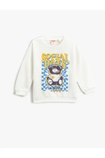 Koton Front And Back Printed Sweatshirt