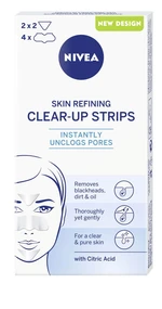 Nivea Osvěžující čisticí pleťové náplasti (Refining Clear-Up Strips) 6 ks