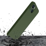 Ochranný kryt 3mk Hardy Silicone MagCase pro Apple iPhone 15, alphine green