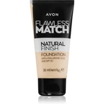 Avon Flawless Match Natural Finish hydratační make-up SPF 20 odstín 130N Alabaster 30 ml