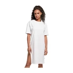 Women's Organic Oversized T-Shirt with Slit White