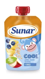 Sunar Cool Borůvka, banán, ovesné vločky kapsička 110 g