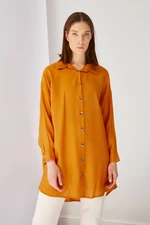 Trendyol Tile Back Button Detailed Tunic