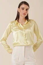 By Saygı Lightly Flowy Satin Shirt