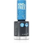 Rimmel Kind & Free lak na nehty odstín 158 All Greyed Out 8 ml