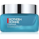 Biotherm Homme T - Pur Blue Face Clay čistiaca maska pre hydratáciu pleti a minimalizáciu pórov 50 ml