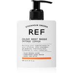 REF Colour Boost Masque jemná vyživujúca maska bez permanentných farebných pigmentov INTENSE COPPER 200 ml