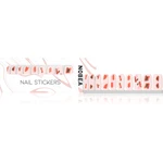 NOBEA Accessories Nail File nálepky na nechty Red & pink 1 ks