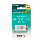 Tölthető micro ceruzaelem AAA, Sony NiMH 800mAh, 2 db