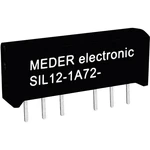 StandexMeder Electronics SIL12-1A72-71D relé s jazyčkovým kontaktom 1 spínací 12 V/DC 0.5 A 10 W SIL-4