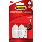 3M  Malý dizajnérsky háčik Command ™ (d x š x v) 54 x 25 x 22 mm biela Množstvo: 2 ks