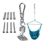 Stainless Steel Hammock Chair Hanging KitCeiling Mount Spring Swivel Snap Hook Accessories