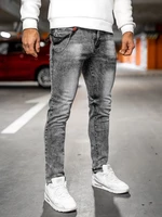 Černé pánské džíny regular fit Bolf HY1053
