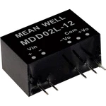 Mean Well MDD02L-12 DC / DC menič napätia, modul   83 mA 2 W Počet výstupov: 2 x