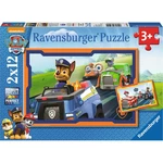 Ravensburger puzzle Tlapková Patrola v nasazení 2 x 12 dílků