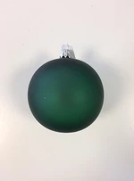 Vánoční ozdoby Velká vánoční koule 4 ks - zelená matná