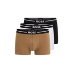 HUGO BOSS Three Pack Of Trunks With Logo Stretch-Cotton