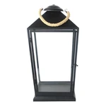 Čierny lampáš Esschert Design Classical, výška 58 cm