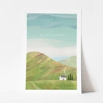 Plagát Travelposter Scotland, A3