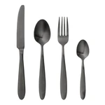 4-dielna súprava príborov v čiernej farbe Bloomingville Cutlery Eleganza