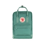 FJÄLLRÄVEN Kånken Frost Green, objem 16 l, barva zelená, šedá, městský, studenstký, batoh na notebook