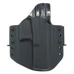 OWB Glock 17 - vnější pistolové pouzdro s polovičním SweatGuardem RH Holsters® – Černá (Barva: Černá, Typ uchycení: Kovový průvlek)