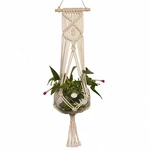 1M Pot Holder Macrame Plant Hanger Hanging Basket Hemp Rope Braid CraftDecoration