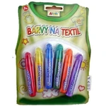 Barvy na textil na blistru 6x7ml