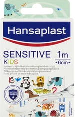 HANSAPLAST Sensitive Kids zvířátka dětské náplasti 1 m x 6 cm