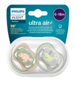 PHILIPS AVENT Šidítko Ultra air Obrázek 6-18m chlapec (moře) 2 ks