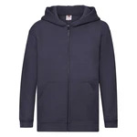 Granatowa bluza dziecięca z kapturem Zip Through Hooded Sweat Fruit of the Loom