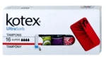 KOTEX® Tampons UltraSorb Super hygienické tampóny 16 ks