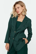 Trendyol Green Woven Lined Blazer Jacket