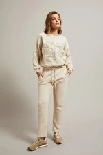 Women's Moodo Jogging Pants - Beige